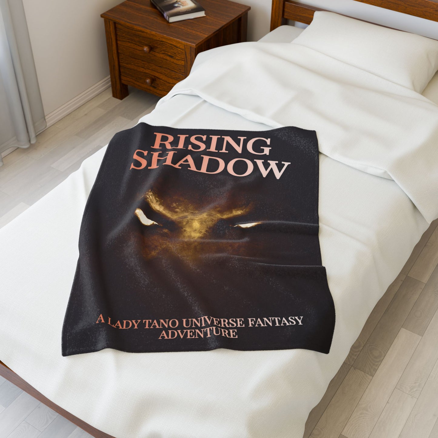 Rising Shadow Epic Fantasy Velveteen Plush Blanket