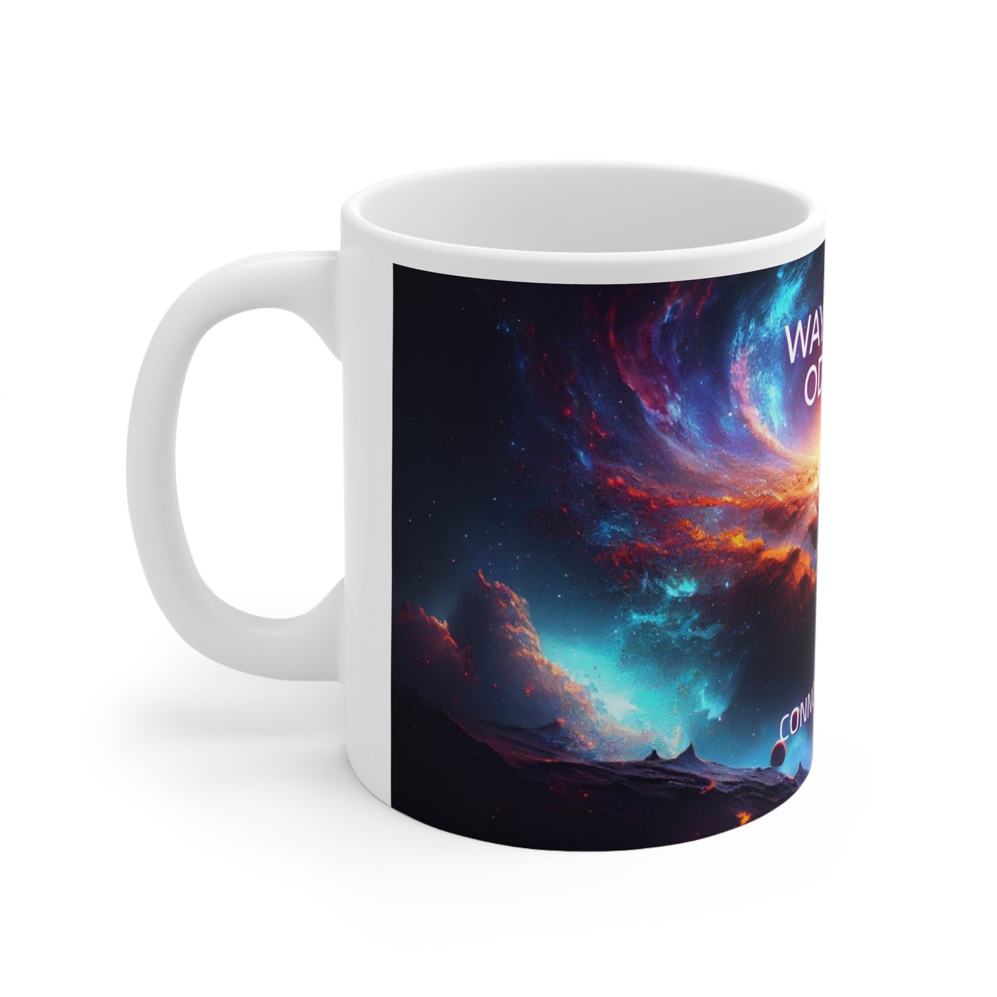 Way Of The Odyssey Science Fiction White Ceramic Mug, 11oz