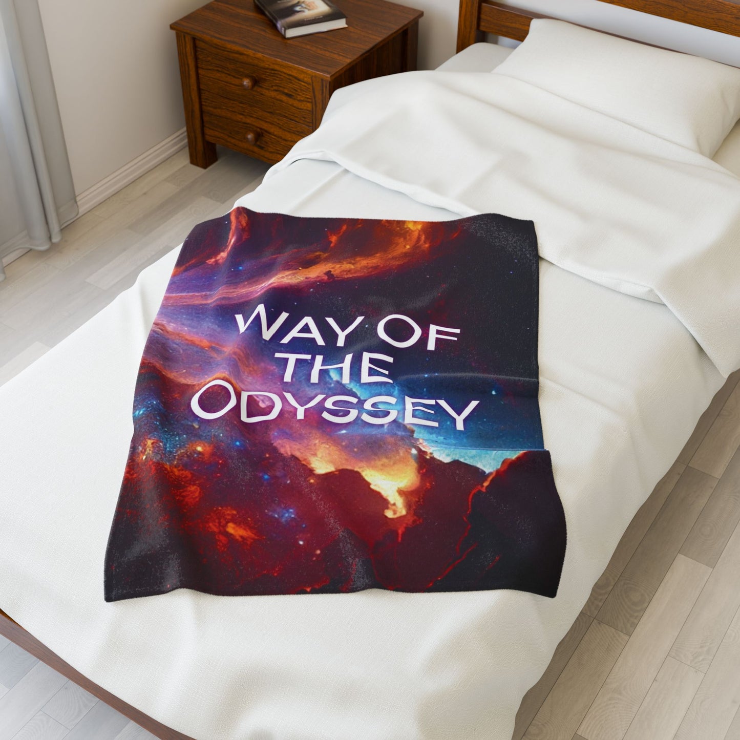 Way Of The Odyssey Sci-Fi Velveteen Plush Blanket