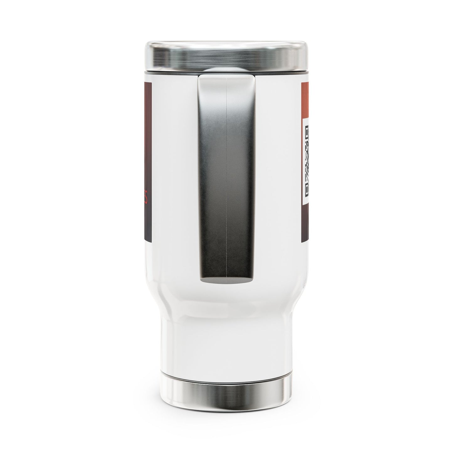 Bettie English Private Eye Mysteries Stainless Steel Travel Mug with Handle, 14oz