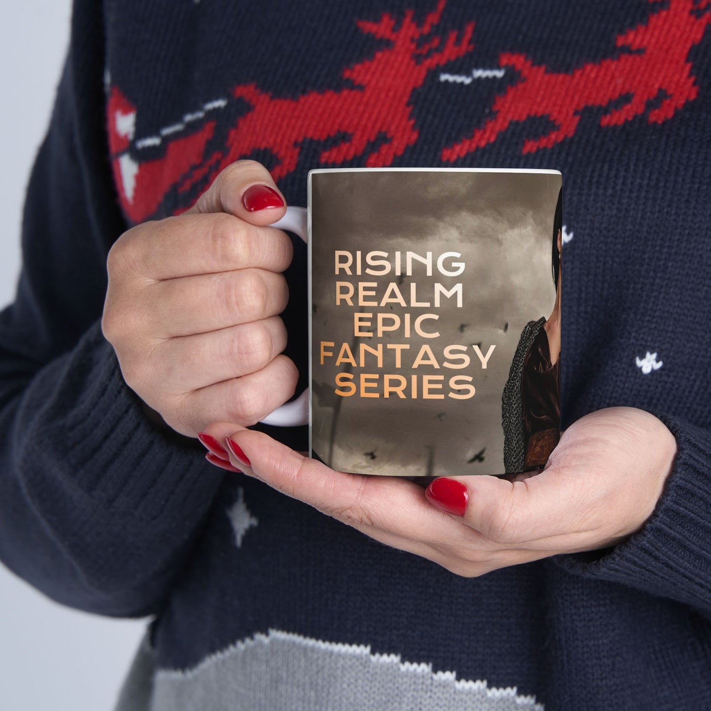 Rising Realm Epic Fantasy Ceramic Mug 11oz