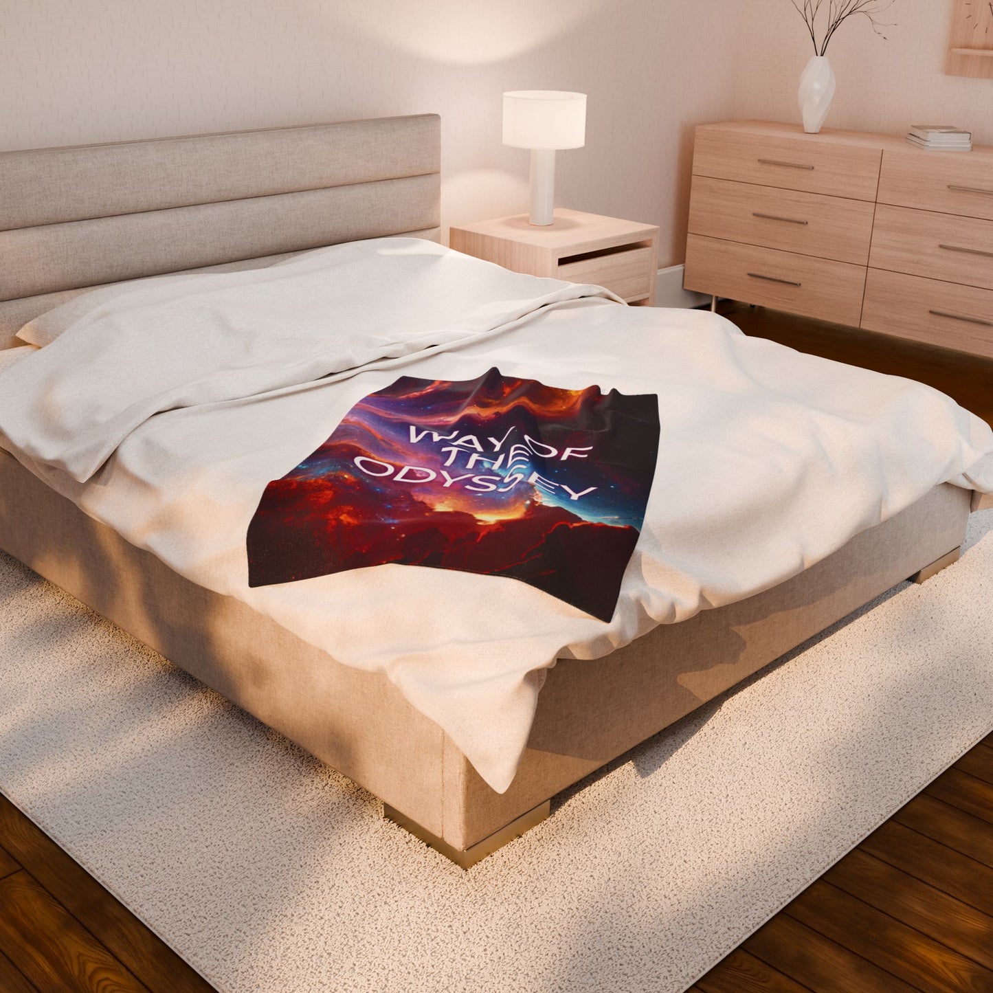 Way Of The Odyssey Sci-Fi Velveteen Plush Blanket