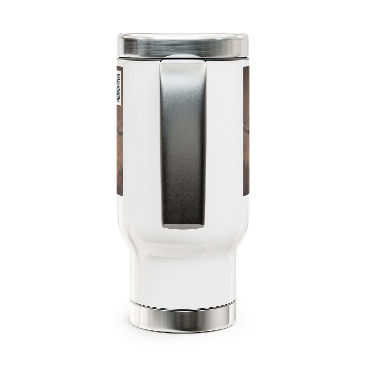 Rising Realm Epic Fantasy Stainless Steel Travel Mug with Handle, 14oz