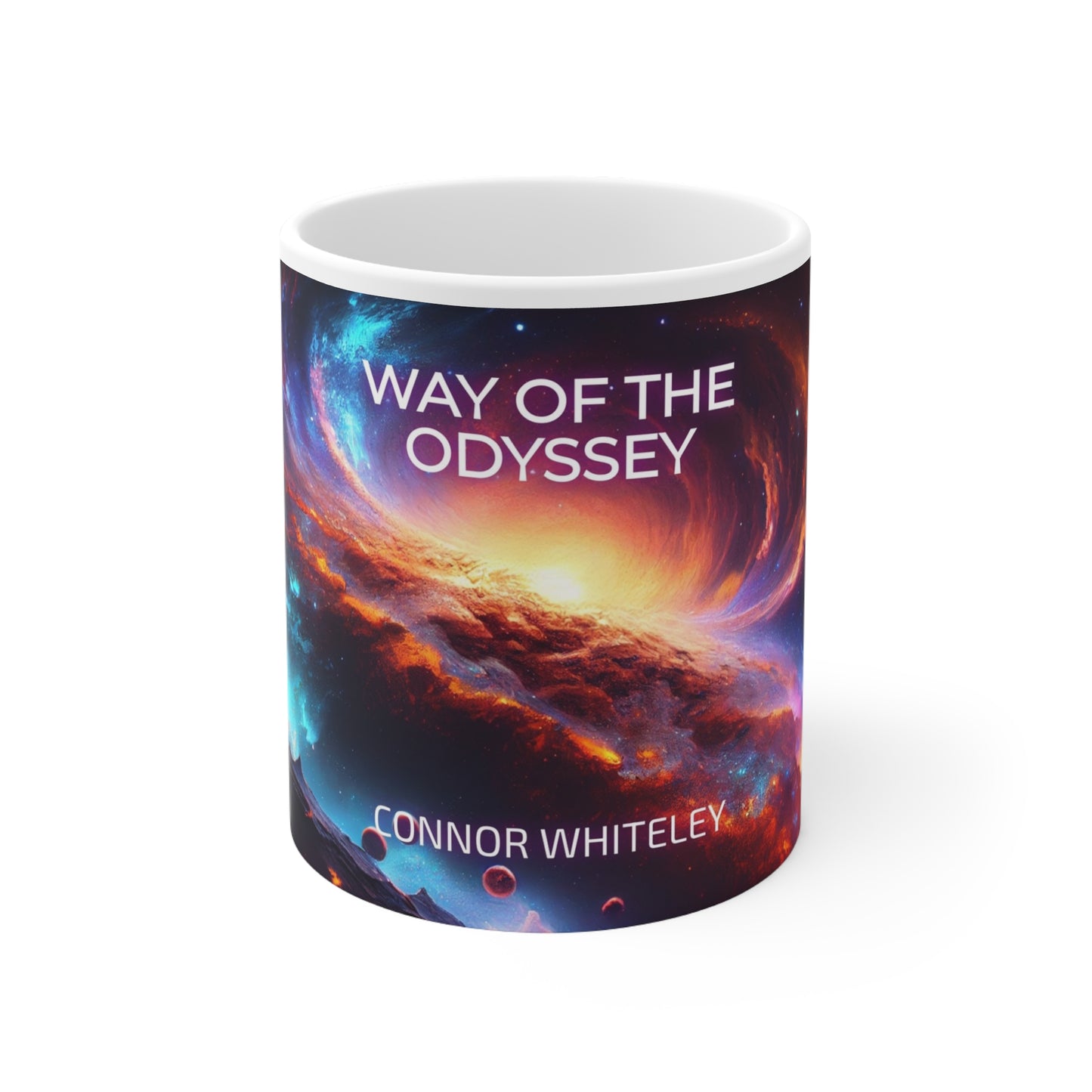 Way Of The Odyssey Science Fiction White Ceramic Mug, 11oz