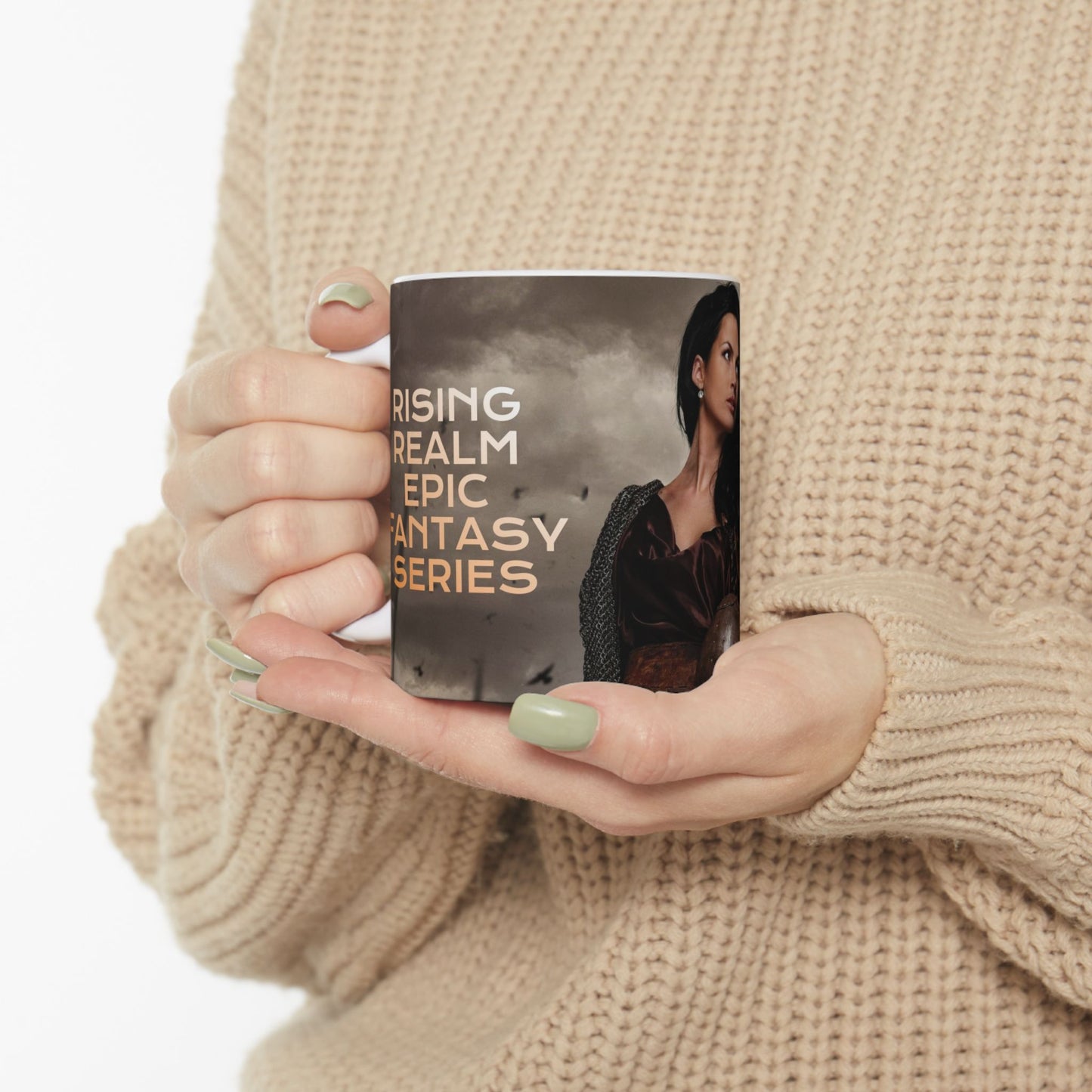 Rising Realm Epic Fantasy Ceramic Mug 11oz